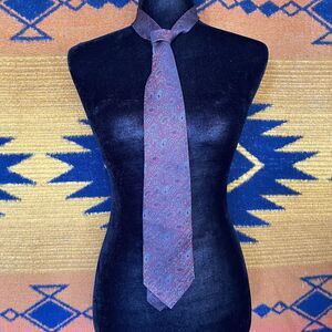 Giorgio Armani Silk Necktie Paisley Vintage Men’s Classic Long